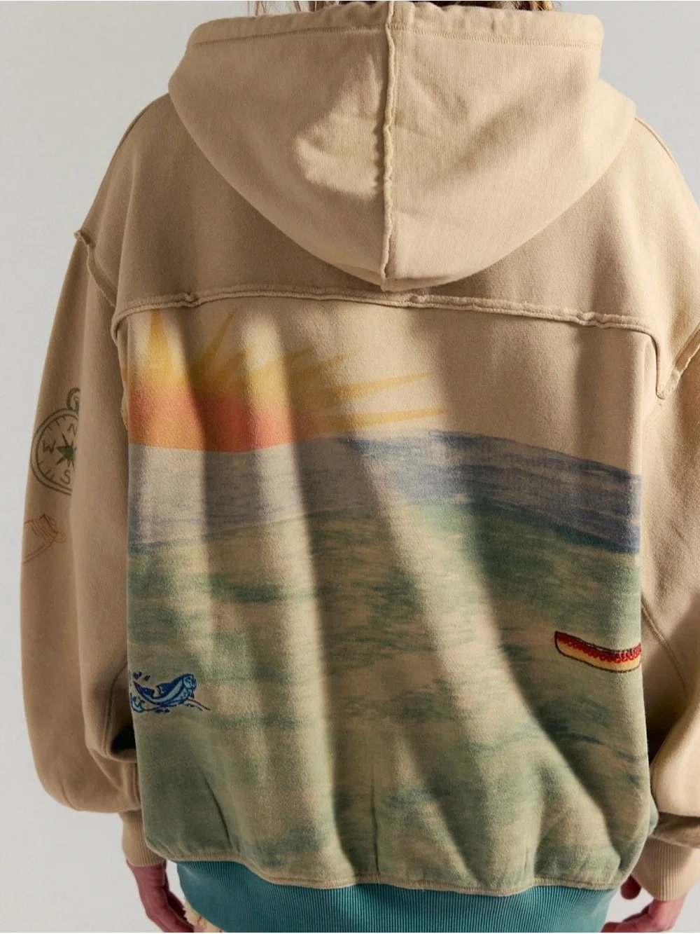 NWT Free People We The Free into the wild hoodie large